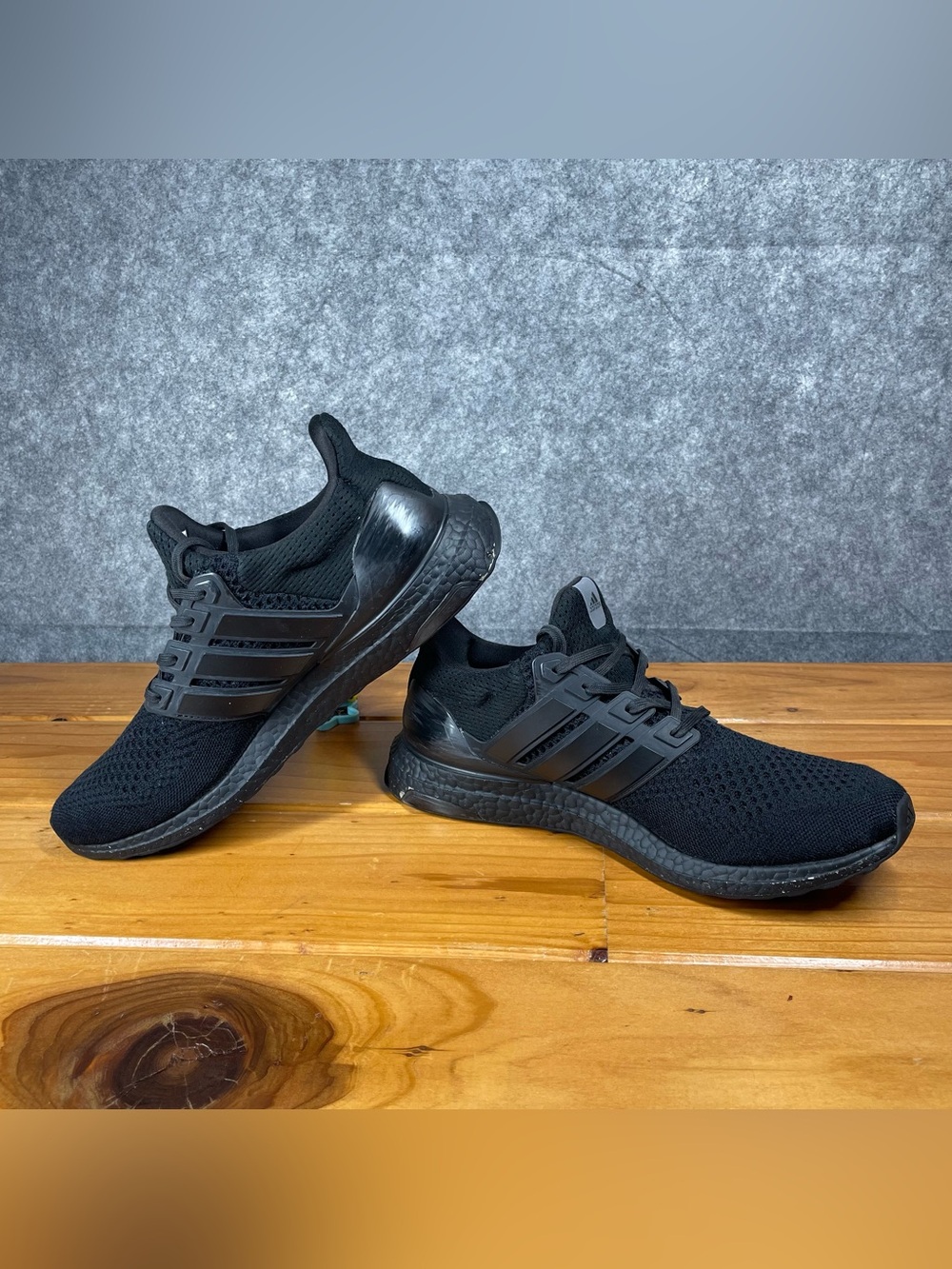 Adidas Ultraboost 1.0 Mens Size 11.5 Triple Black Running Shoes Sneakers HQ4199 - Picture 11 of 16